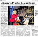 "Strumwind" hoher Gesangskunst